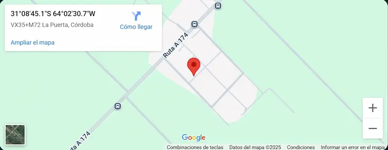 Mapa estático de ubicación